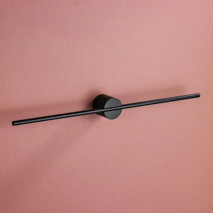 Barre porte serviette ajustable salle de bain noir / 50 cm