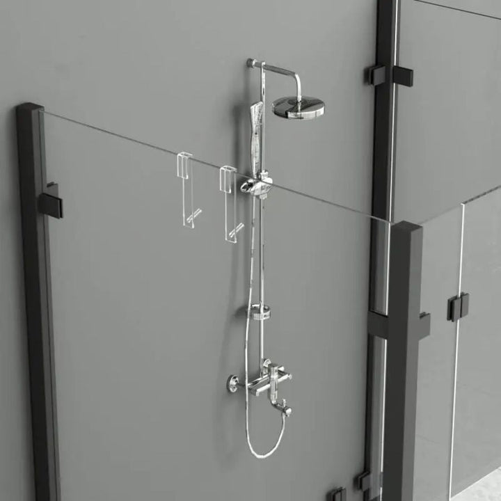 Crochets serviettes paroi douche en plastique