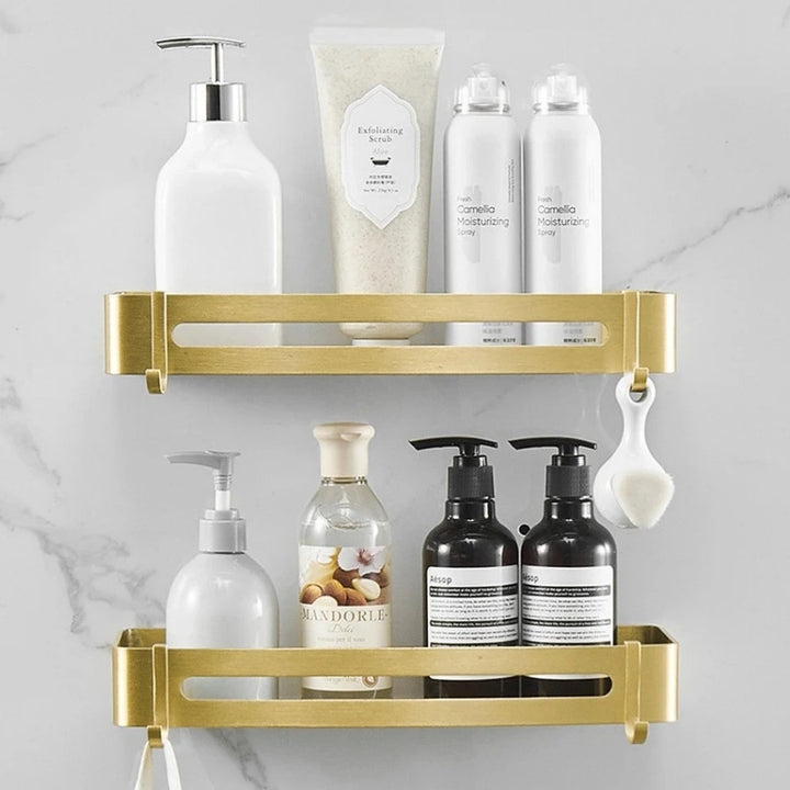 Étagère de Douche Dorée
