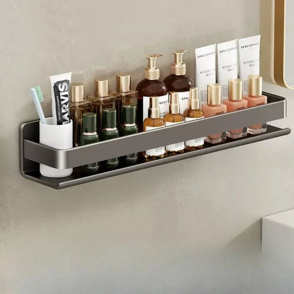Étagère murale amovible gris foncé / 30 cm