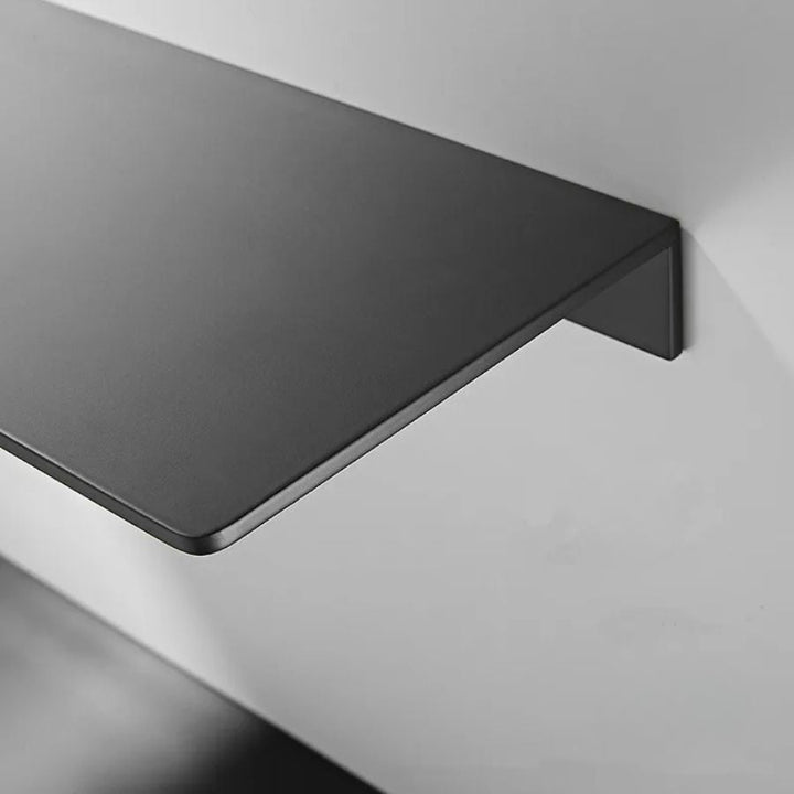 Étagère murale métal noir design
