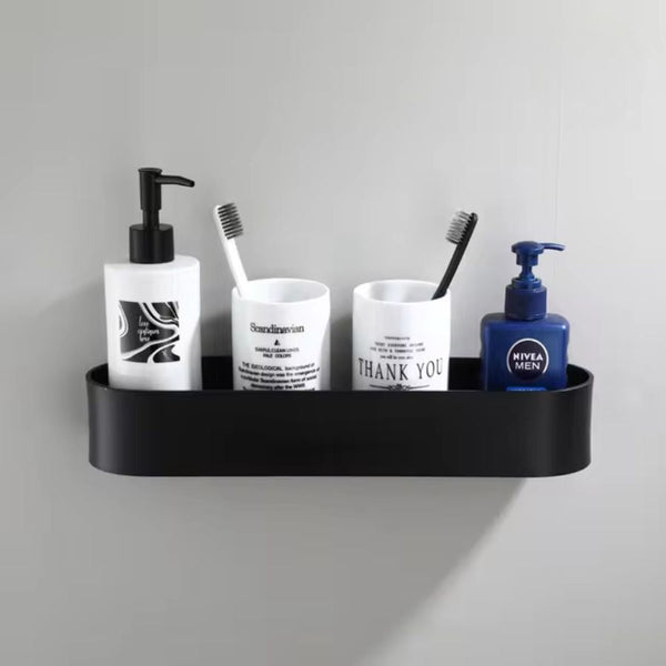 Étagère murale salle de bain en aluminium 40 cm