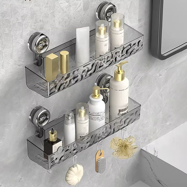 Étagère murale ventouse pour salle de bain
