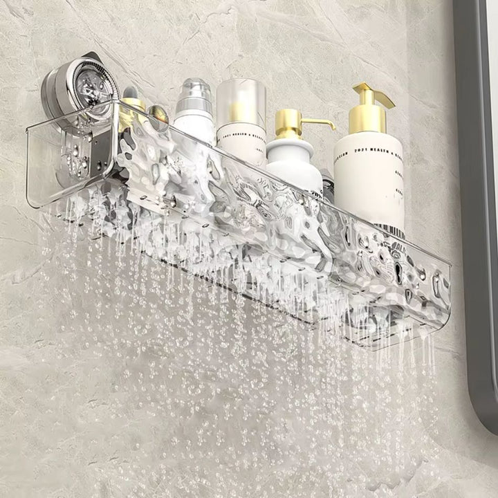 Étagère murale ventouse pour salle de bain