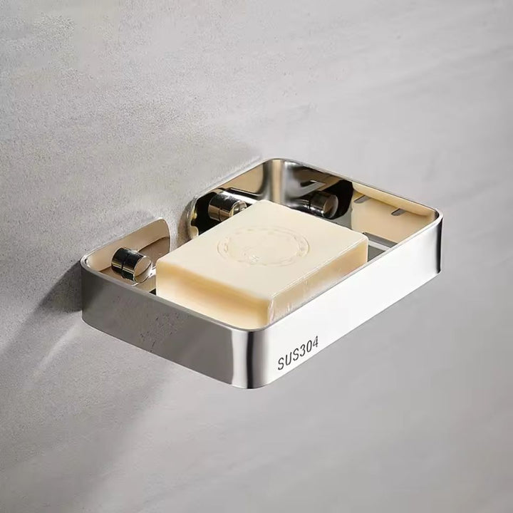 Étagère porte savon pour douche en inox chromé