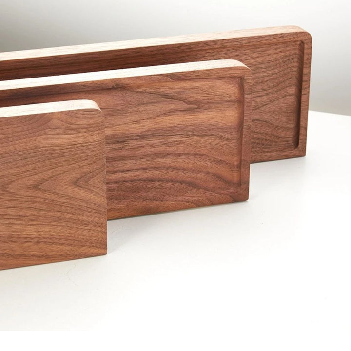 Étagère porte serviette bois et or, vue sur 3 plateaux plat et concave