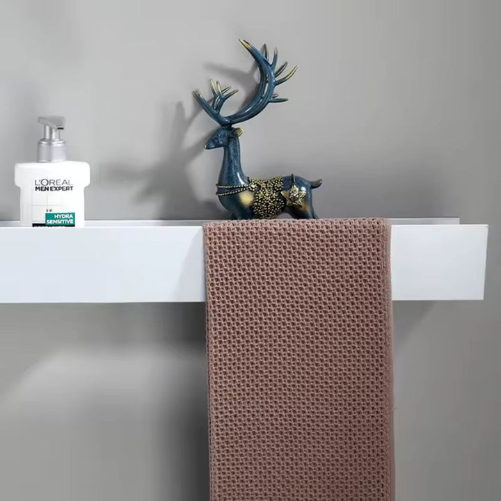 Étagère salle de bain à coller sans perçage