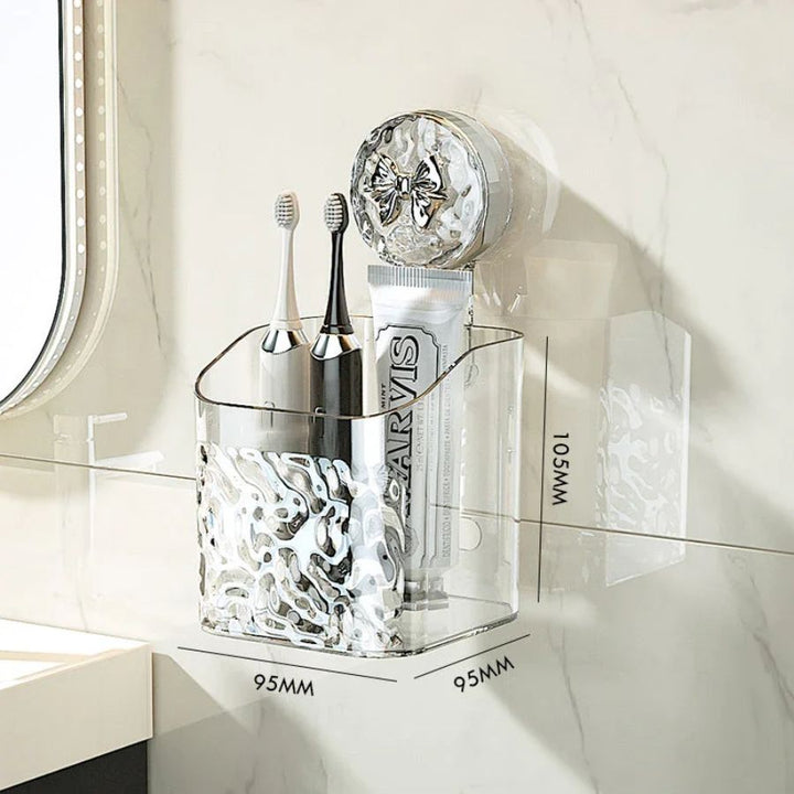 Panier ventouse salle de bain