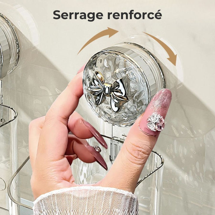 Panier ventouse salle de bain