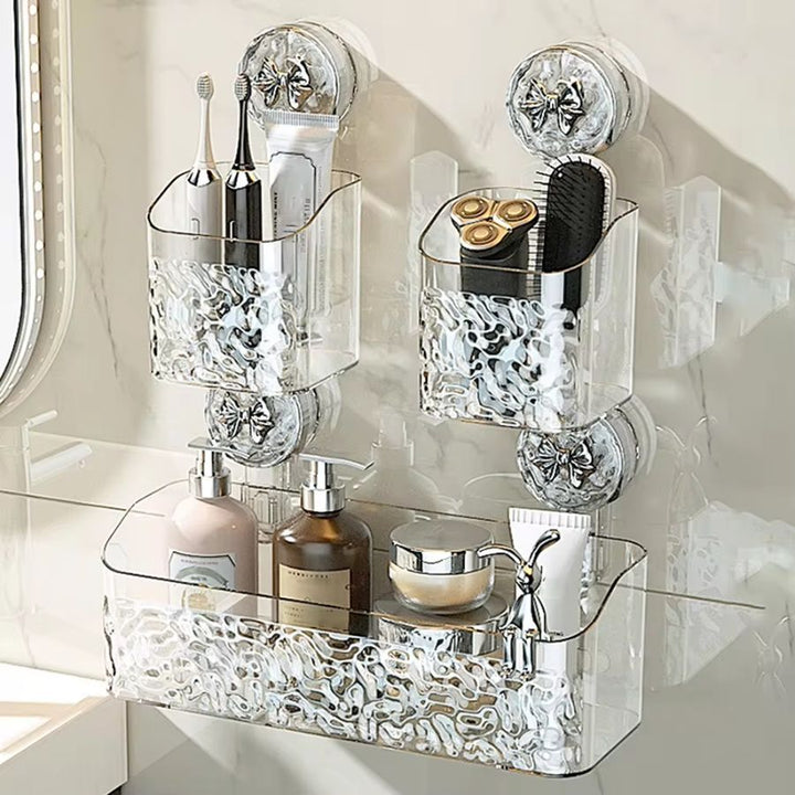 Panier ventouse salle de bain