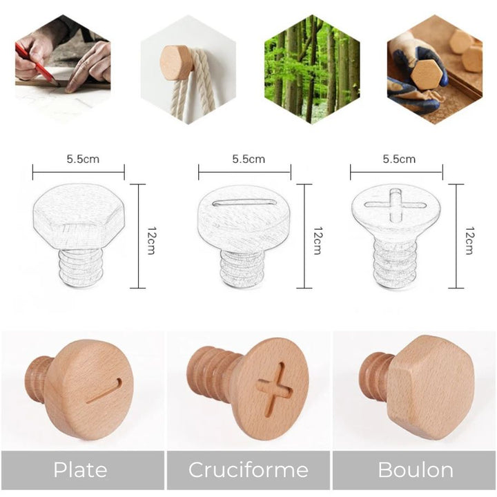 Patère de salle de bain originale