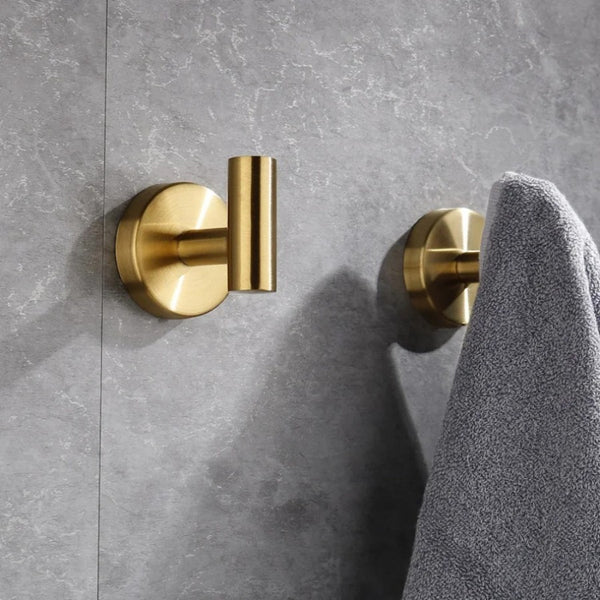 Patère Dorée pour Salle de Bain