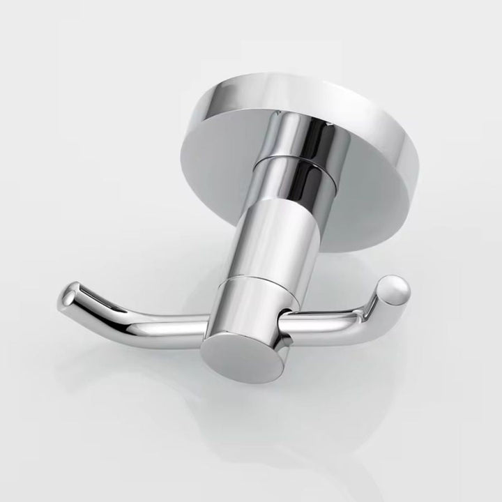 Patère double salle de bain