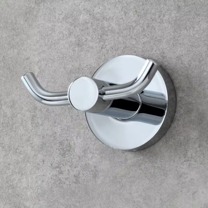 Patère double salle de bain