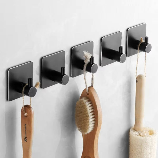 Patère salle de bain adhésive 3M noir