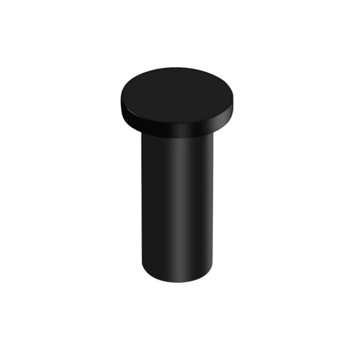 Patères en inox pour salle d'eau noir