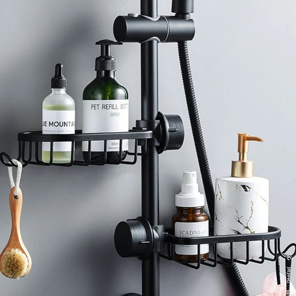 Porte savon à fixer sur barre de douche