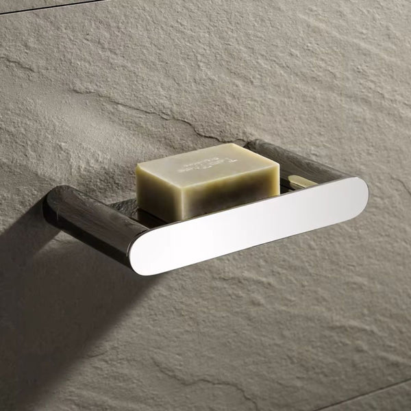 Porte savon inox pour douche chromé