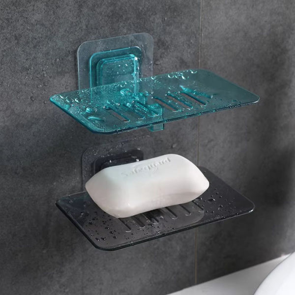 Porte Savon Mural en Plastique turquoise