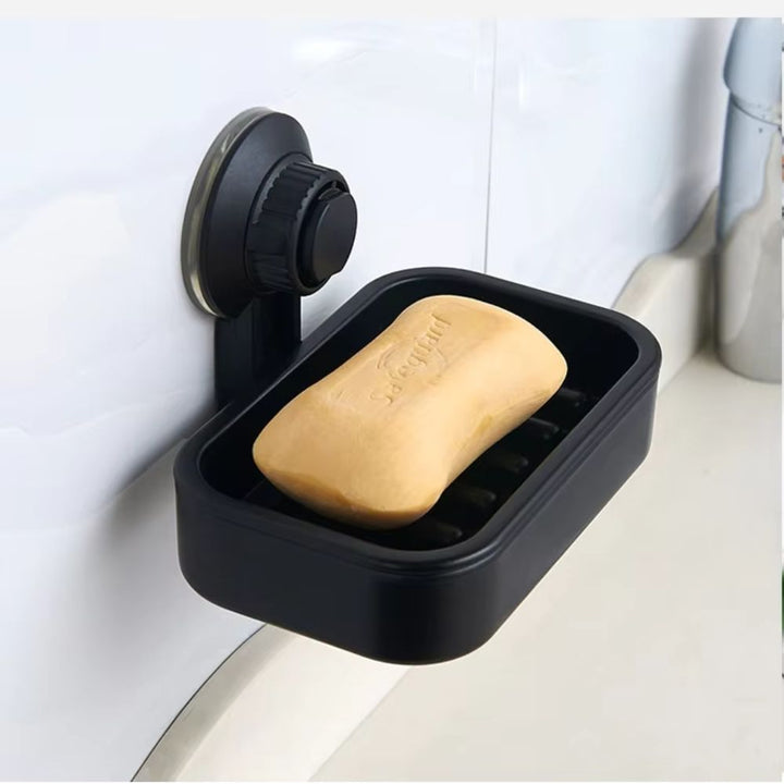 Porte Savon Mural Ventouse noir