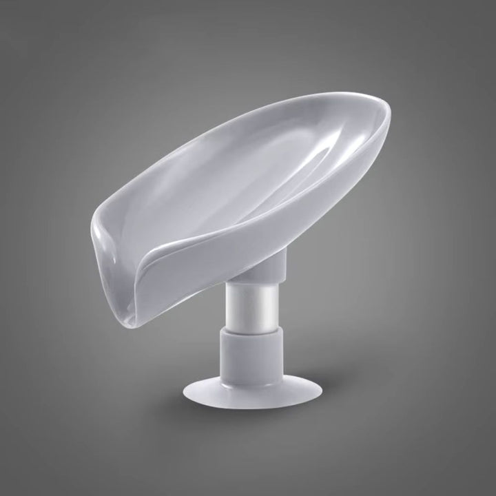 Porte-savon solide ventouse gris