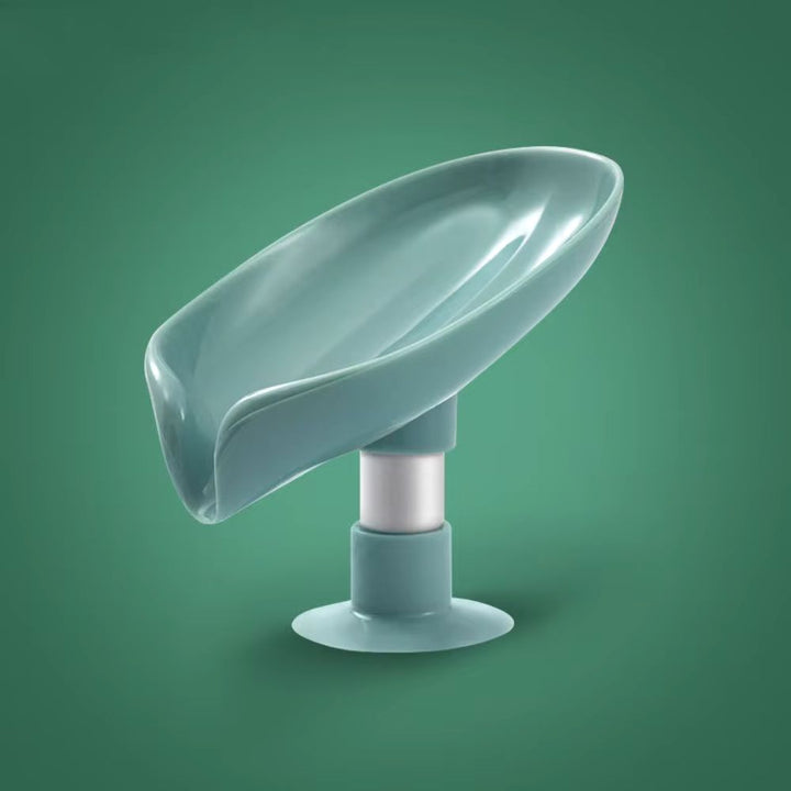 Porte-savon solide ventouse bleu ciel