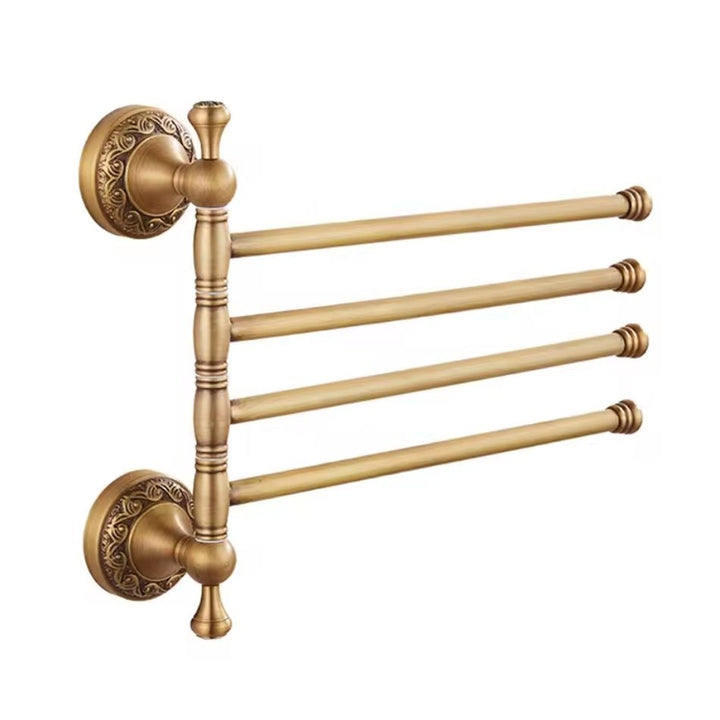 Porte serviette laiton antique doré