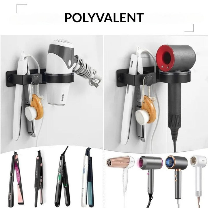 Support Lisseur et Sèche Cheveux, polyvalent